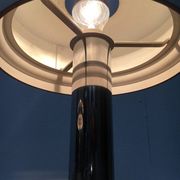 Minimalist table lamps from the German mid-century space age by Kaiser Idell / Kaiser Leuchten, 1960s, set of 2.