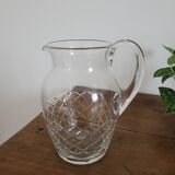 Pichet n°1 en cristal ciselé / taillé