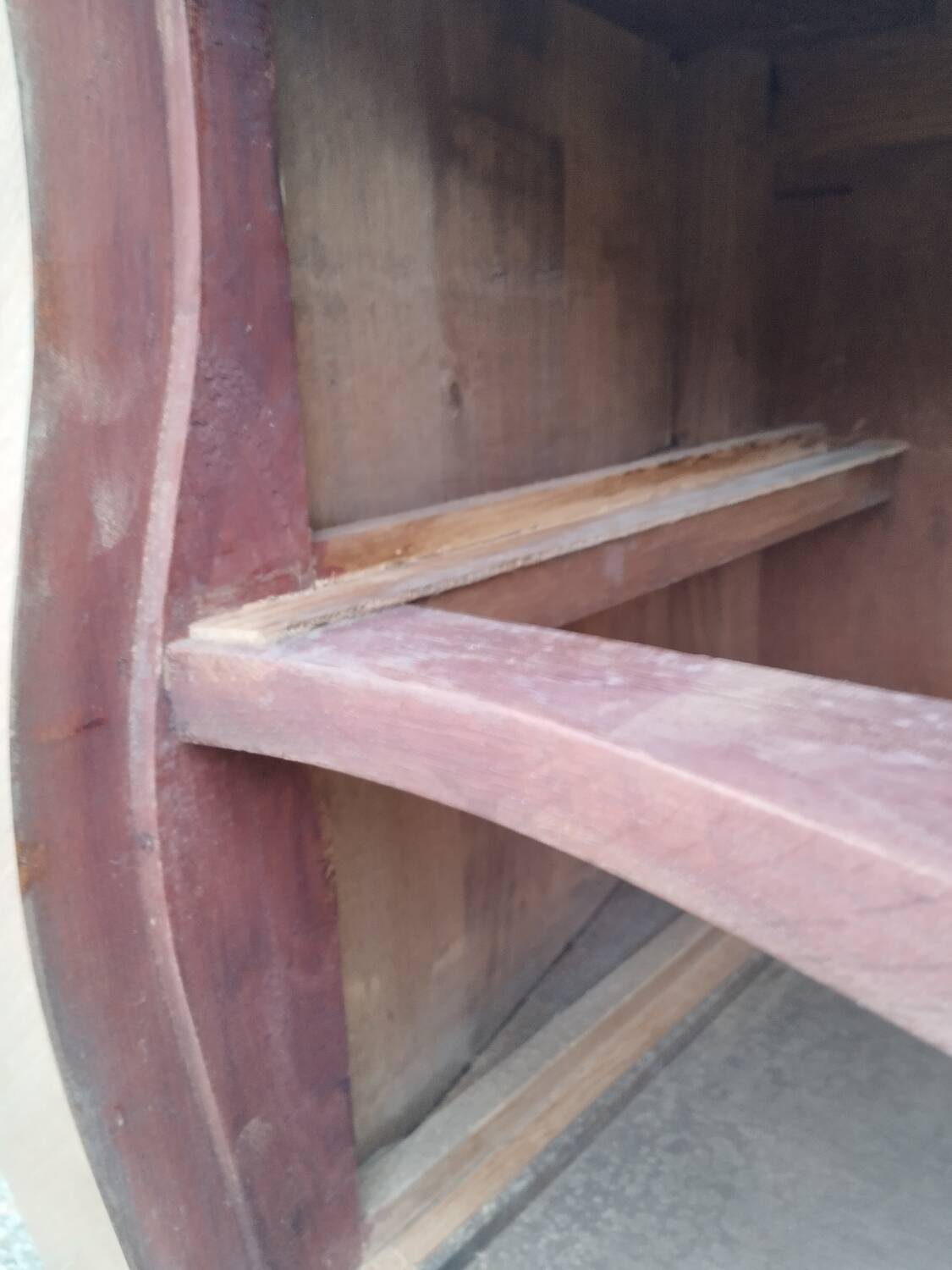 Louis XV style antique marquetry chest of drawers