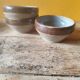 Small stoneware bowls from Digoin, rustic serving bowls