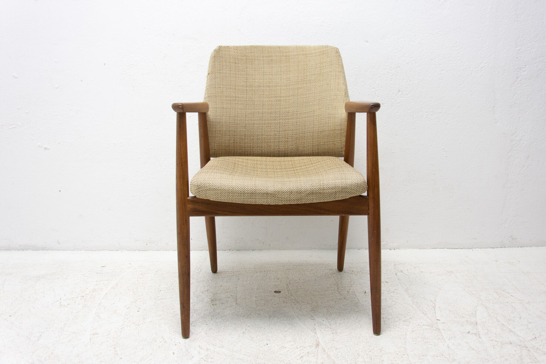 Midcentury scandinavian teak office chair, 1970´s