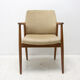 Midcentury scandinavian teak office chair, 1970´s