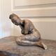 Sculpture Statue Terre Cuite Poterie Nu Féminin abstrait Femme Art Africain