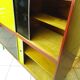Vintage storage cabinet/sideboard with shelves, wood, formica, carlene