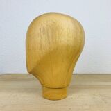 Vintage wooden hat head