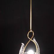 Elegant Art Deco Barovier and Toso chandelier, 1940s
