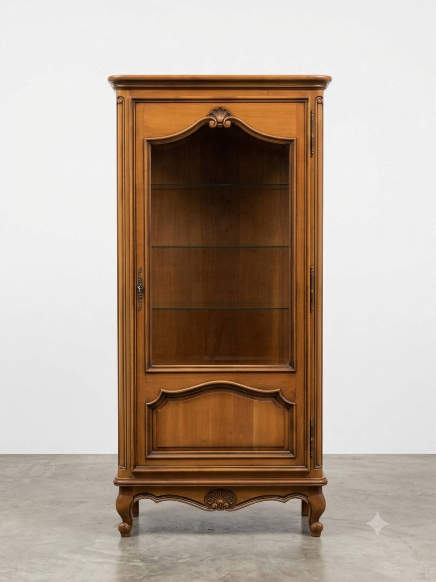 Vitrine de 1 porta / Cristaleira estilo clássico francês