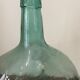 Clear green demijohn
