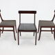 1950s Ole Wanscher chairs in Mahogany Denmark