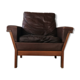 Leather armchair design 1980