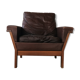 Leather armchair design 1980