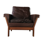 Leather armchair design 1980