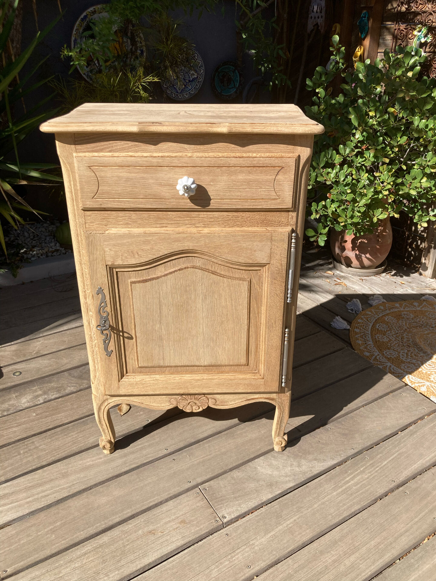 Superb rustic oak jam cupboard of top quality!!