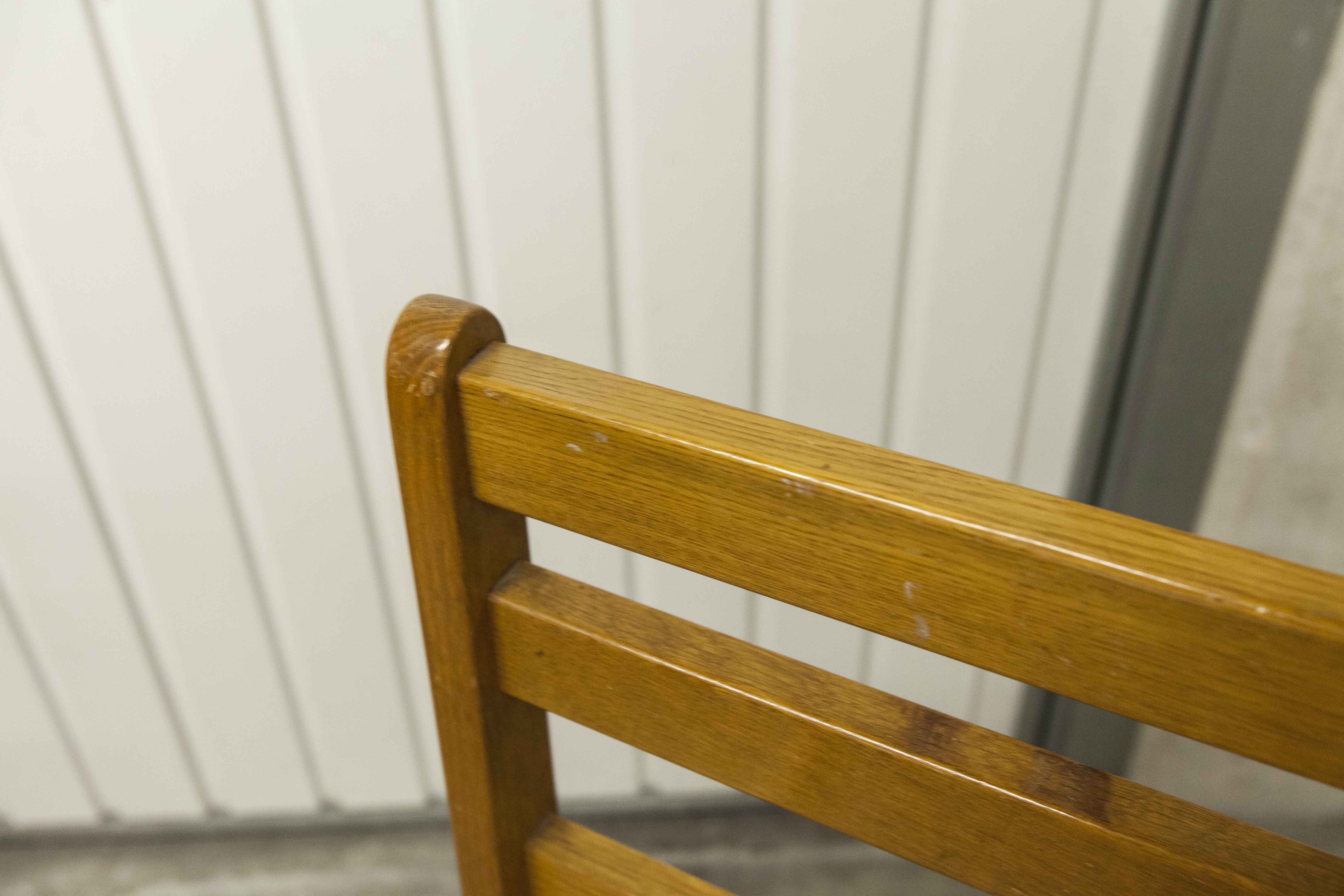 Pair of 1960 Scandinavian twin beds in solid beech