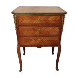 Louis XV Marquetry Bar Cabinet