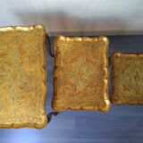 3 florentine pull out tables