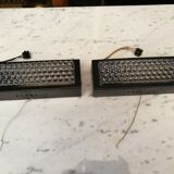 Pair of vintage beaded glass sconces 70