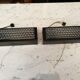 Pair of vintage beaded glass sconces 70