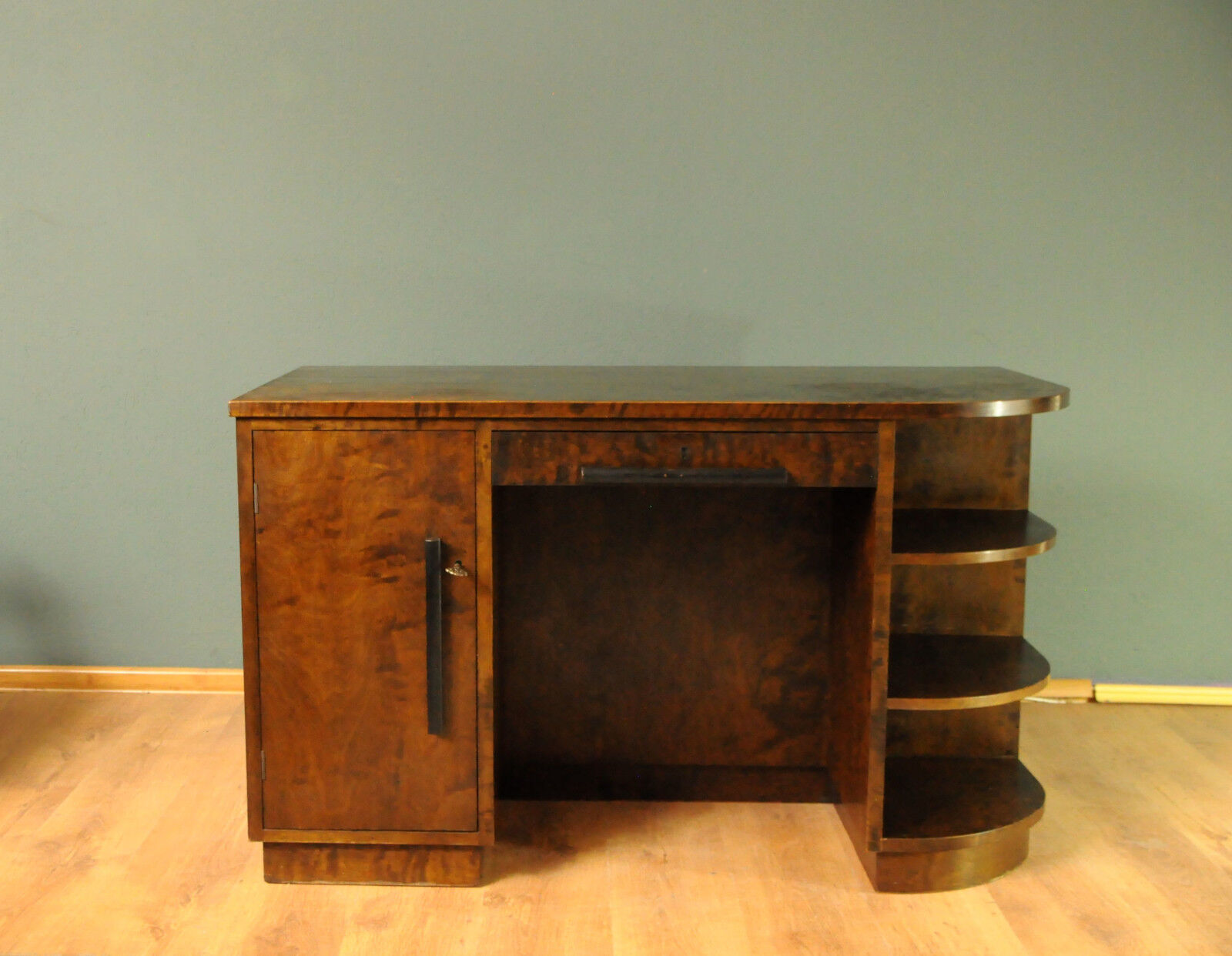 Double sided desk, walnut Denmark 1960