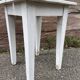 vintage rustic stool, French farmer Painted stool shabby chic 1930