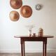 vintage oval dining table made of solid wood