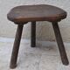 Raw rustic tabouret made in Périgord