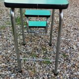 Escabeau tabouret formica ancien