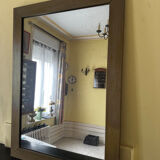Vintage mirror from the 60s-70s. H 95 cm / W 69 cm.
