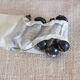 3 vintage coat/door hooks from the 50s/60s black/yellow