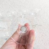 Faceted champagne glasses