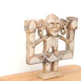 Moroccan anthropomorphic stone candle holder, 70s