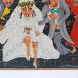 Oil on Canvas by Daniele Karsenty Schiller 1972