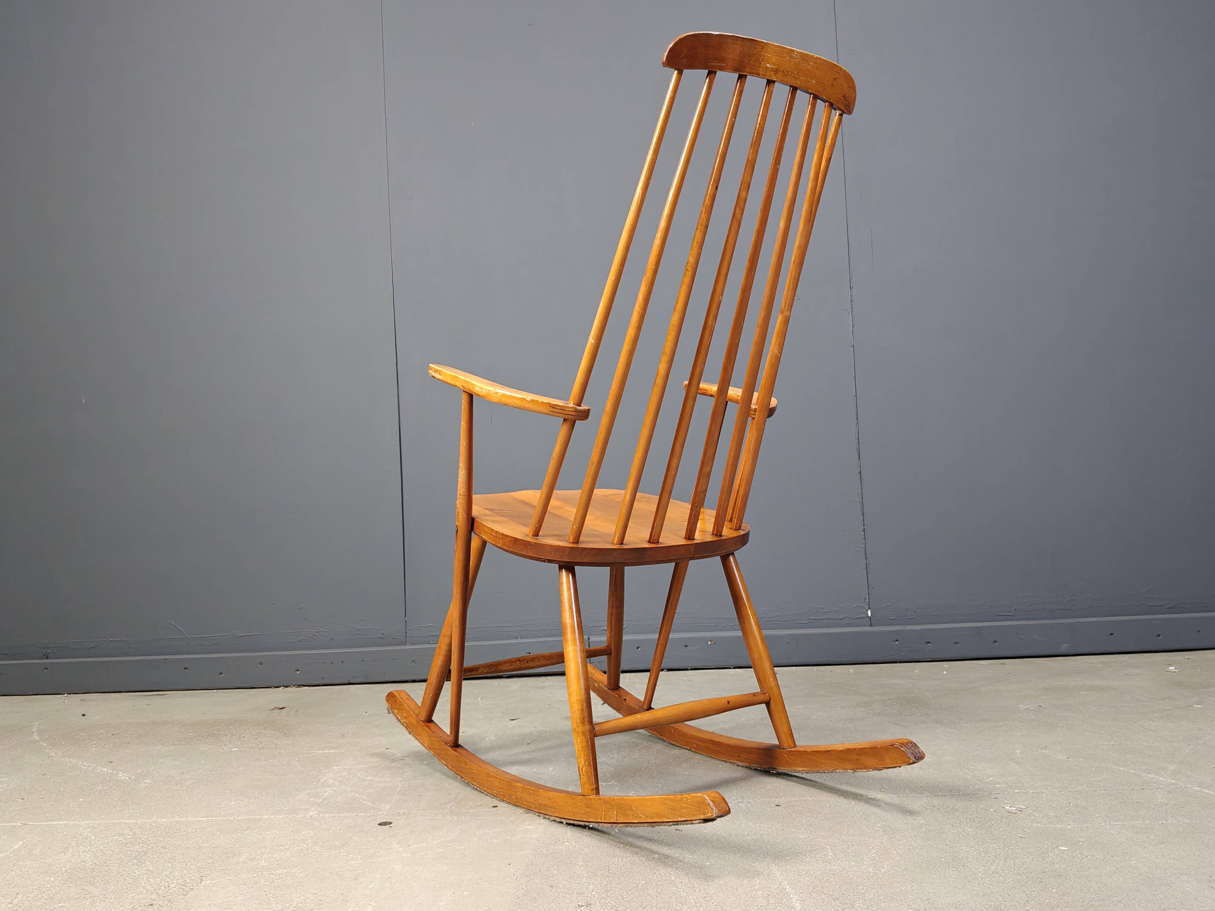 Vintage danish rocking chair, 1960s
