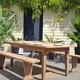 Table de ferme et ses 2 bancs