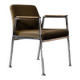 Mid-century modern brown German conference chair, made by Drabert, 1970.