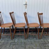 Set of 4 "SH41" Chairs by Yngve Ekström, NESTO Sweden 1960s
