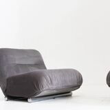 Giuseppe Munari Lounge Chairs for Poltrona Munari 1970s , Italy set of 2