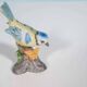 Vintage porcelain bird Blue Tit
