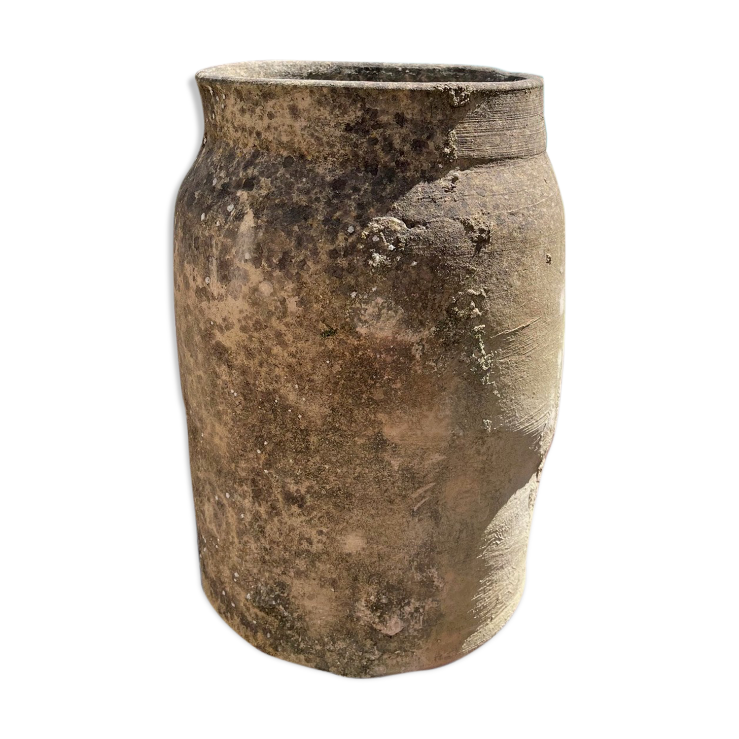 Old terracotta jar