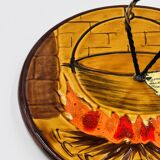 Cheese board with cauldron decoration, Vallauris