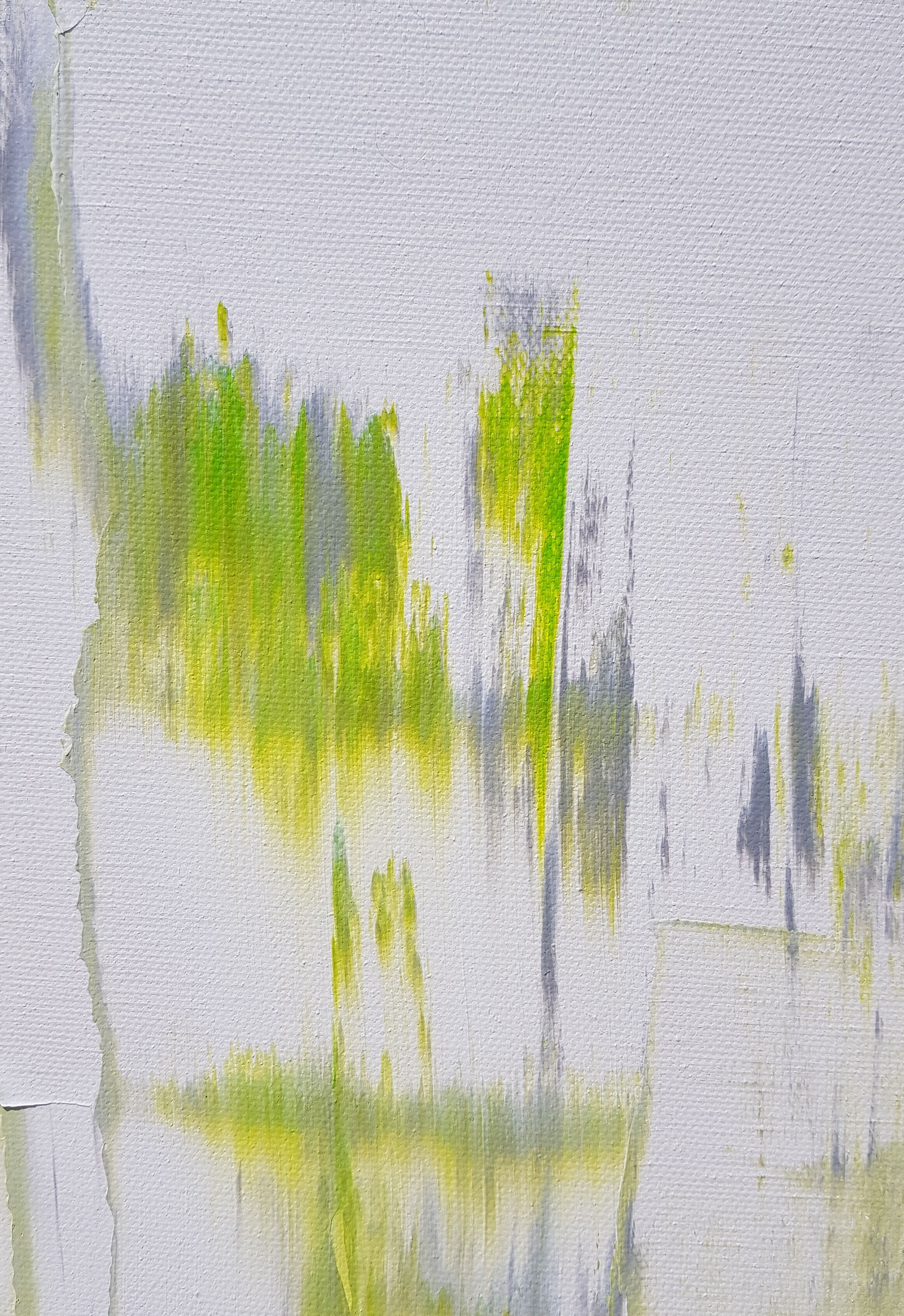 Tableau peinture abstraite "zen"