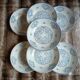 7 small deep plates Salins France