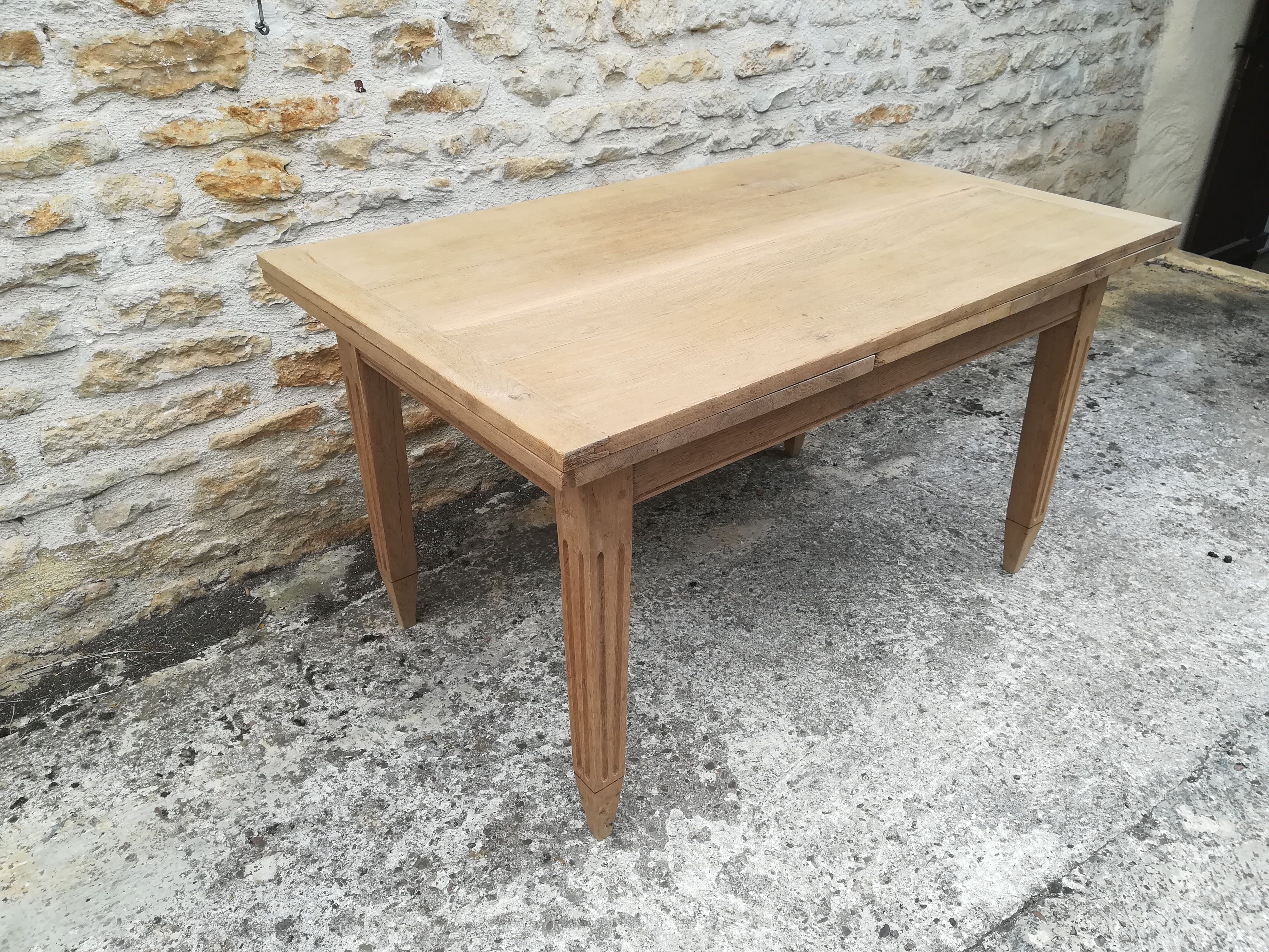 Oak farmhouse table