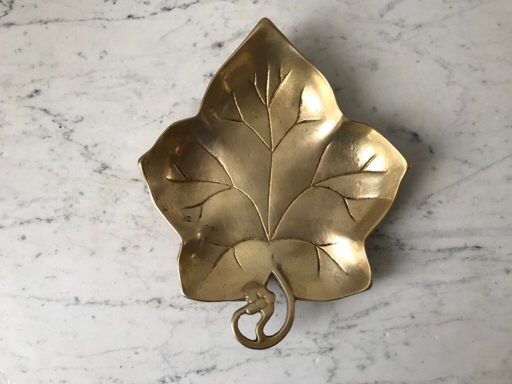 Brass sheet pocket tray 50s