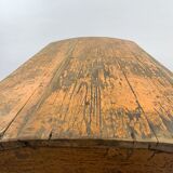 19th Century  Wooden Chest or Floor Trunk, Original Paint