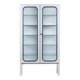 Armoire à pharmacie vintage en fer et verre, années 1970