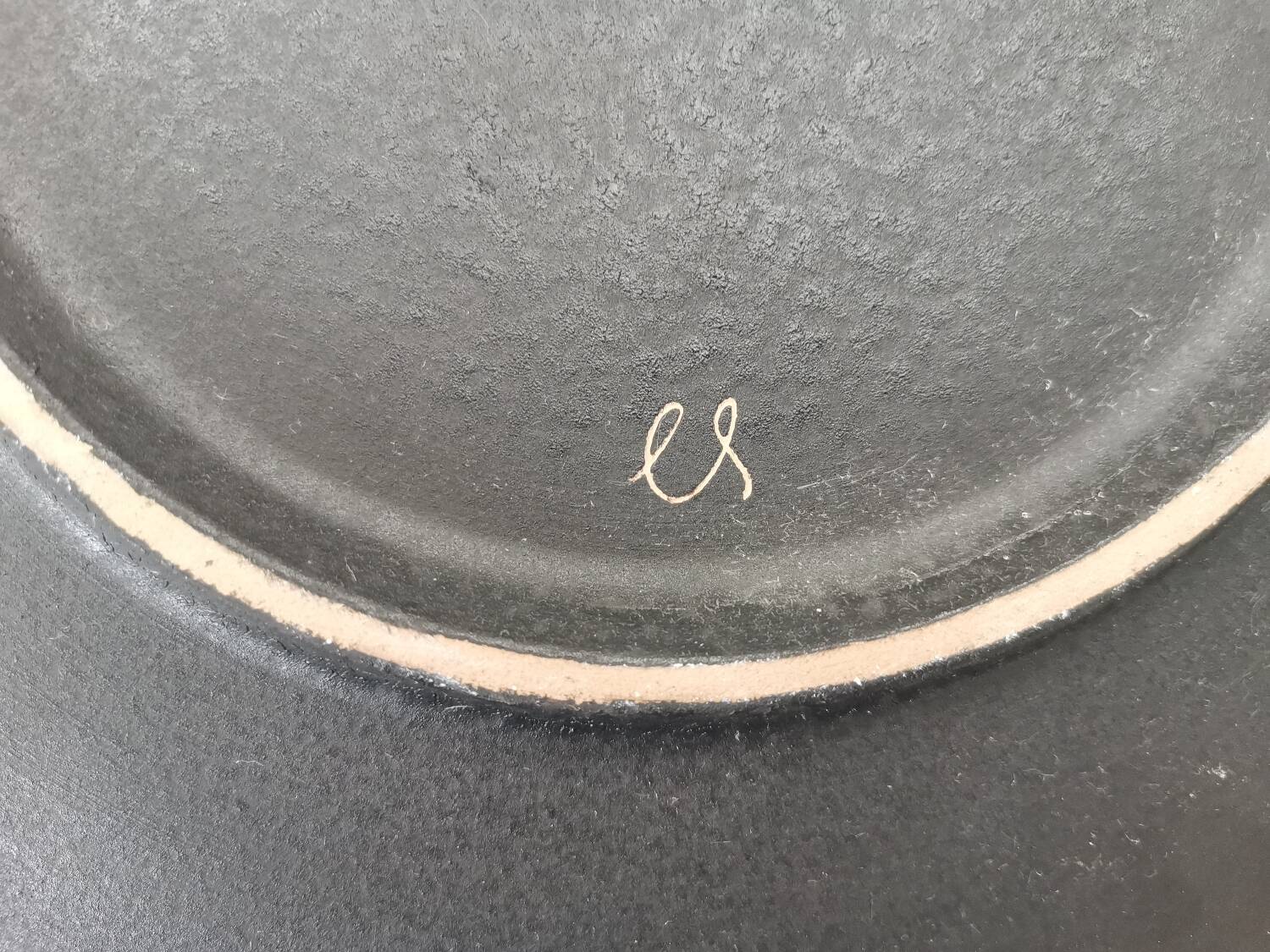 Assiette décorative vintage Ruscha « Trois chevaux »