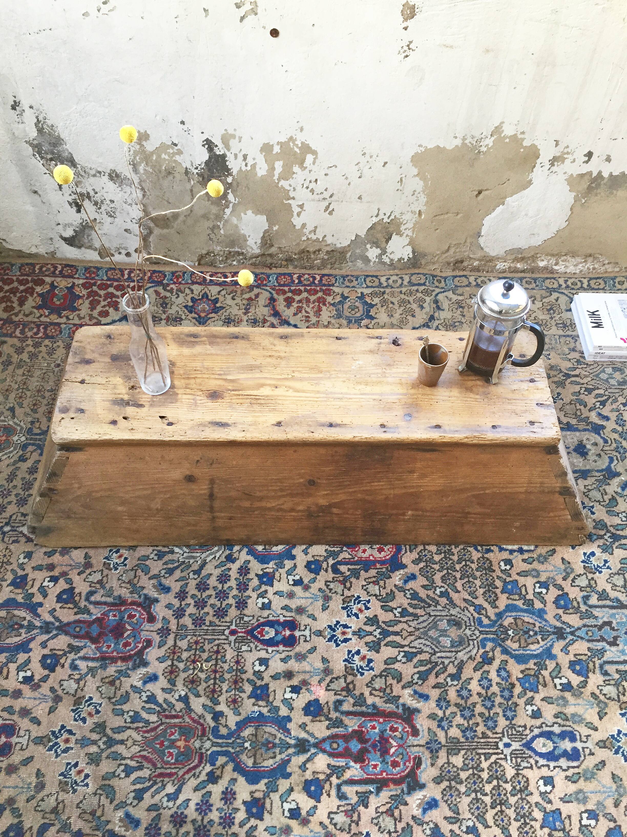 Brutalist coffee table