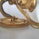 Vintage brass and opaline sconce