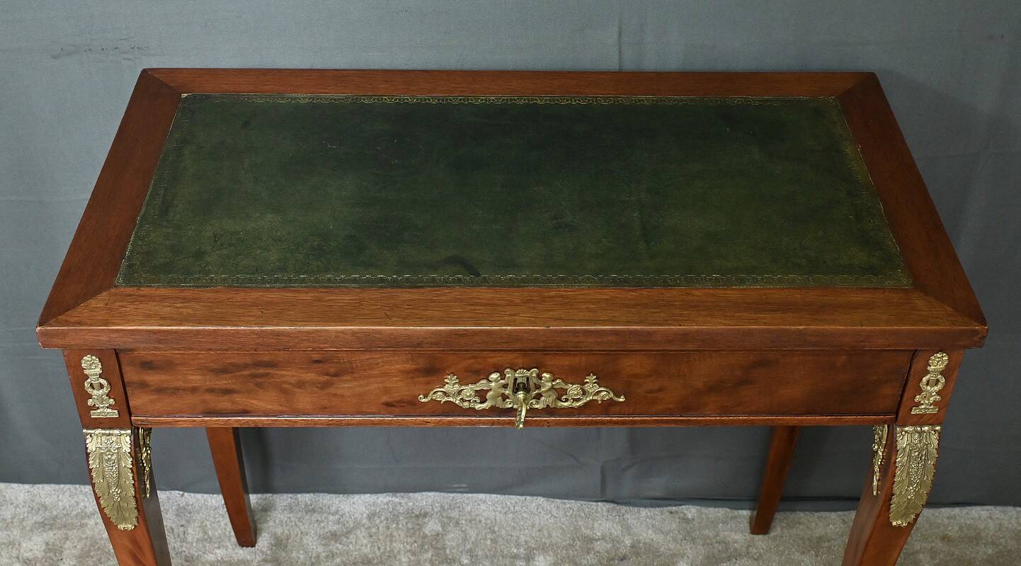 Petit Bureau Retour d’Égypte en Acajou, style Empire – Milieu XIXe